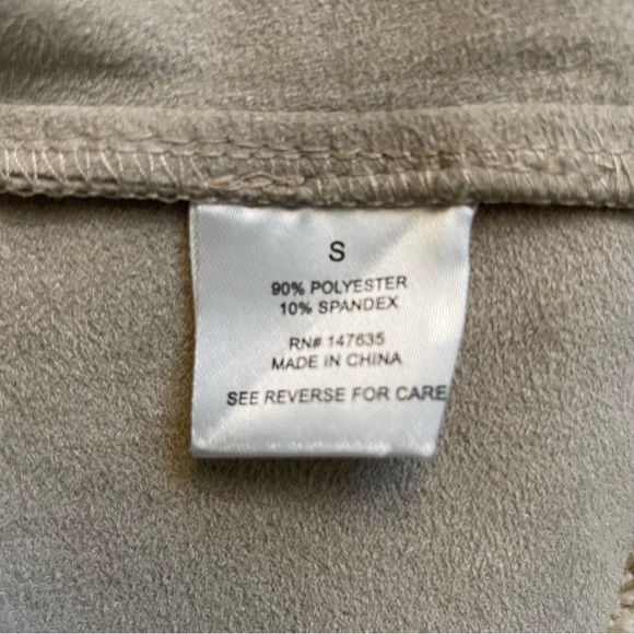 Romeo & Juliet Draped Faux Suede Jacket NWT - Picture 5 of 5